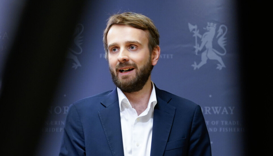 — Skal vi sikre varig konkurransekraft for europeisk batteriverdikjede, må vi være best, sier Jan Christian Vestre. Jan Christian Vestre på talerstol
