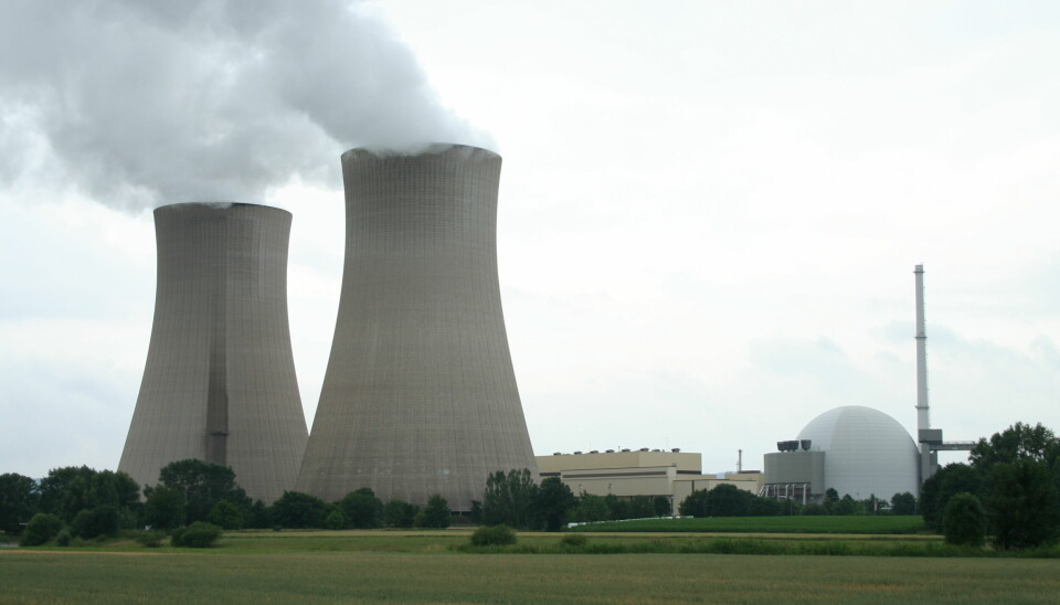 Bilde av kjernekraftverket Grohnde i Niedersachsen, Tyskland