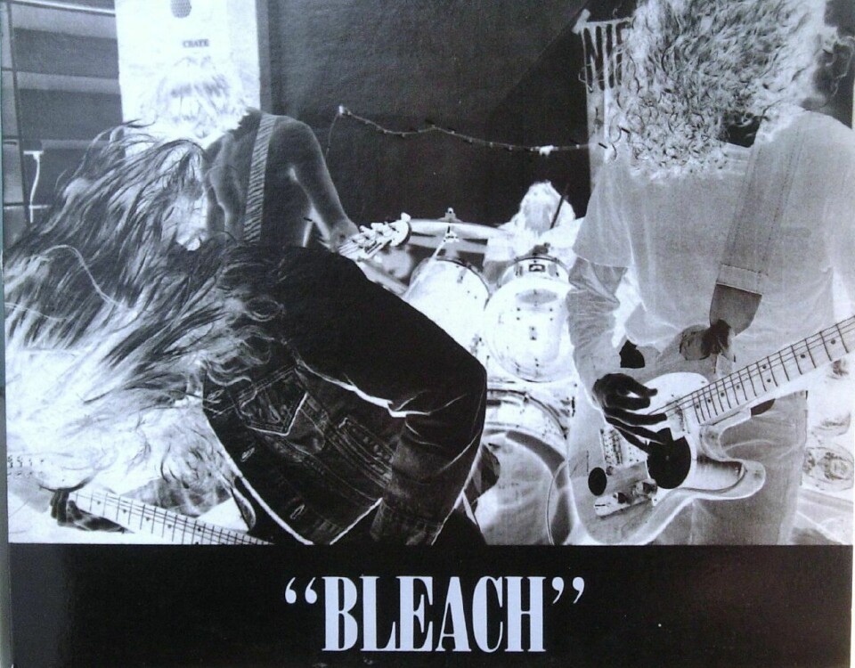 Albumcover for Nirvanas debutalbum 'Bleach'