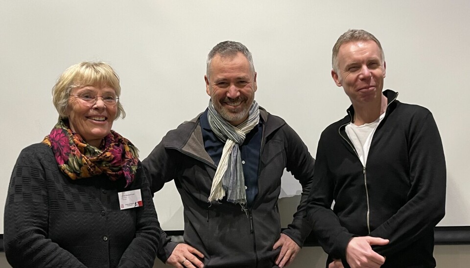 Styremedlemmer i Dosentforeningen. F.v. Anne Carine Bonnevie Lund (NTNU), Tore Rokkan (KRUS) og Anders Graver Knudsen (OsloMet)