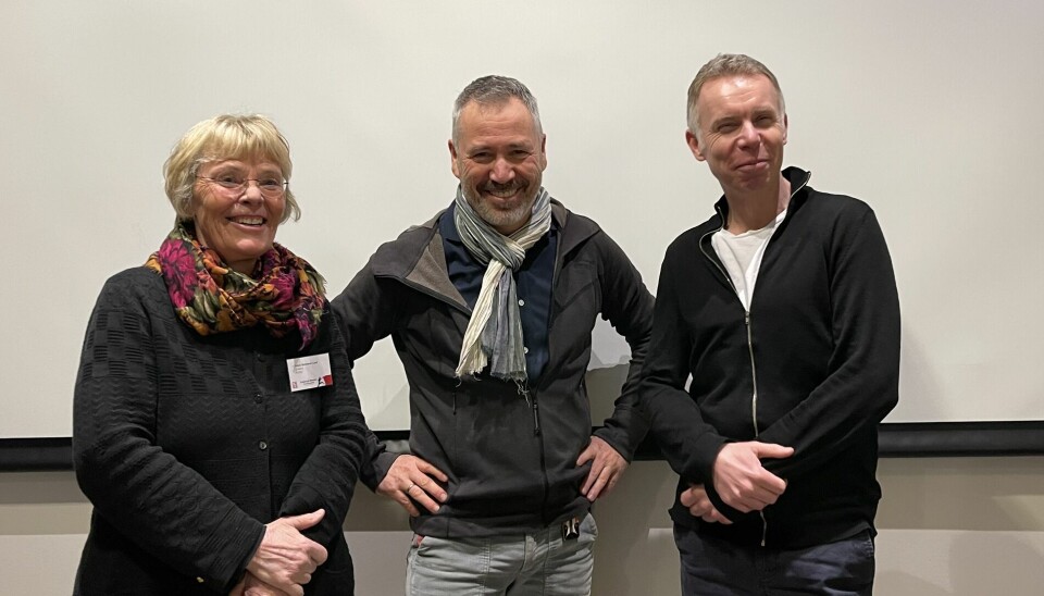 Styremedlemmer i Dosentforeningen. F.v. Anne Carine Bonnevie Lund (NTNU), Tore Rokkan (KRUS) og Anders Graver Knudsen (OsloMet)