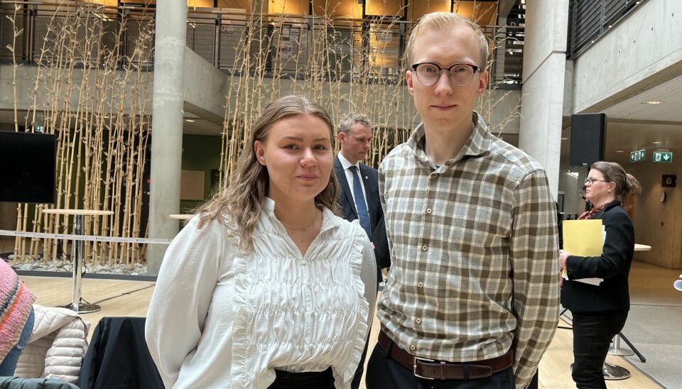 Ingrid Darell Holm og Anders Lie Hagen studerer begge på lektorutdanninga ved NTNU.
