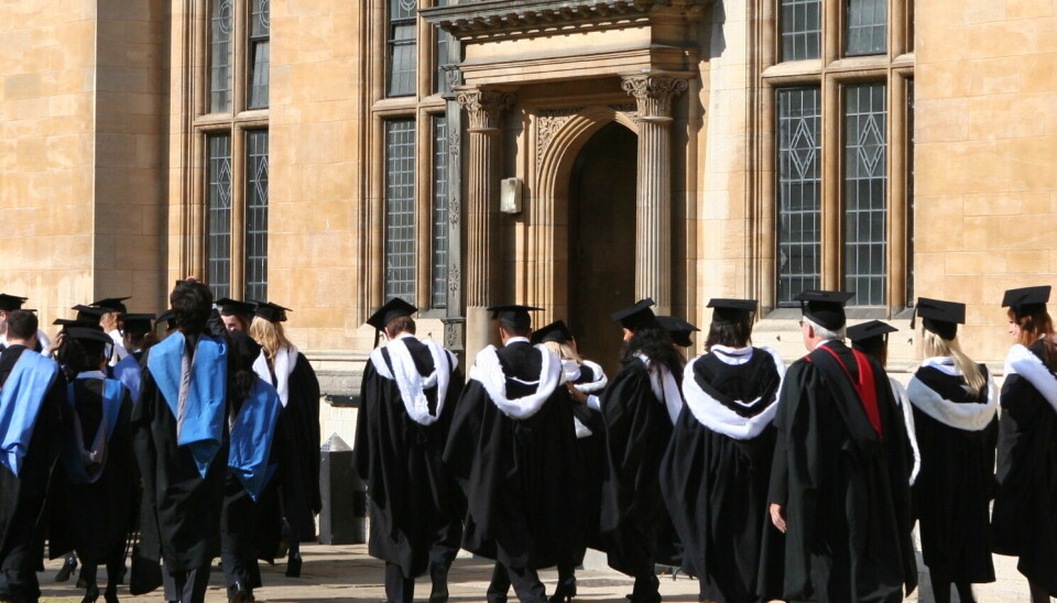 University of Oxford har endret reglene forhold mellom studenter og ansatte. Her fra en avslutningsseremoni ved universitetet.