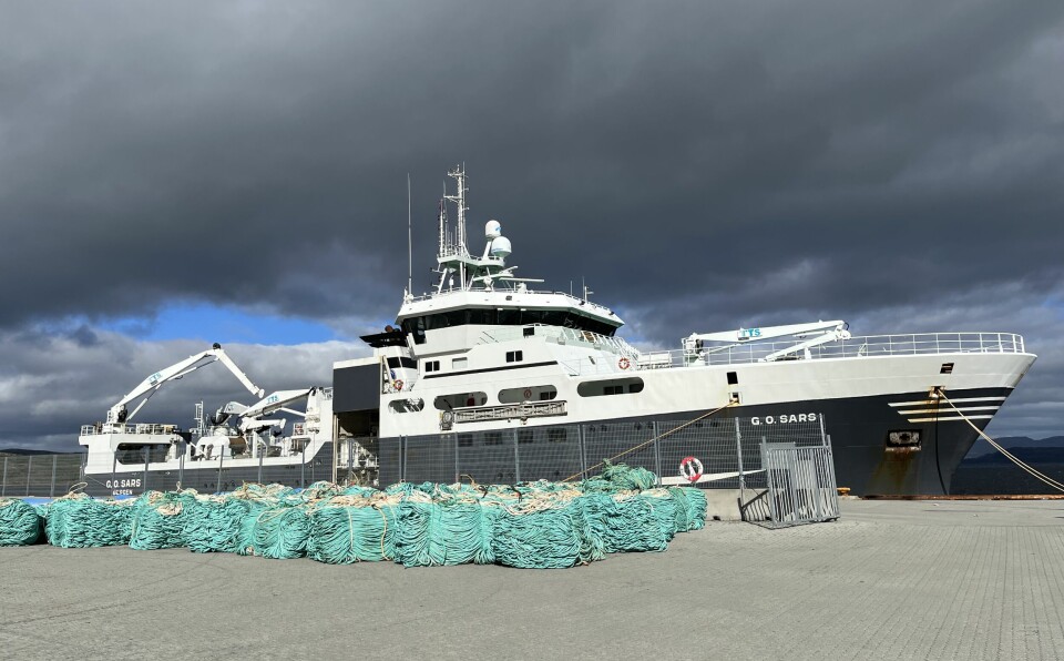 Forskningsskipet «G.O. Sars» til kai i Kirkenes i august 2022. Budsjettkutt fører til at Havforskingsinstituttet må redusere overvakinga av Barentshavet.