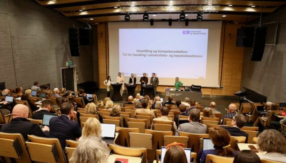 Paneldebatt UHR representantskapsmøte i Kristiansand.