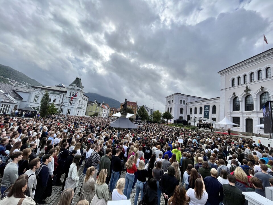 Studiestart på Museplass, Universitetet i Bergen