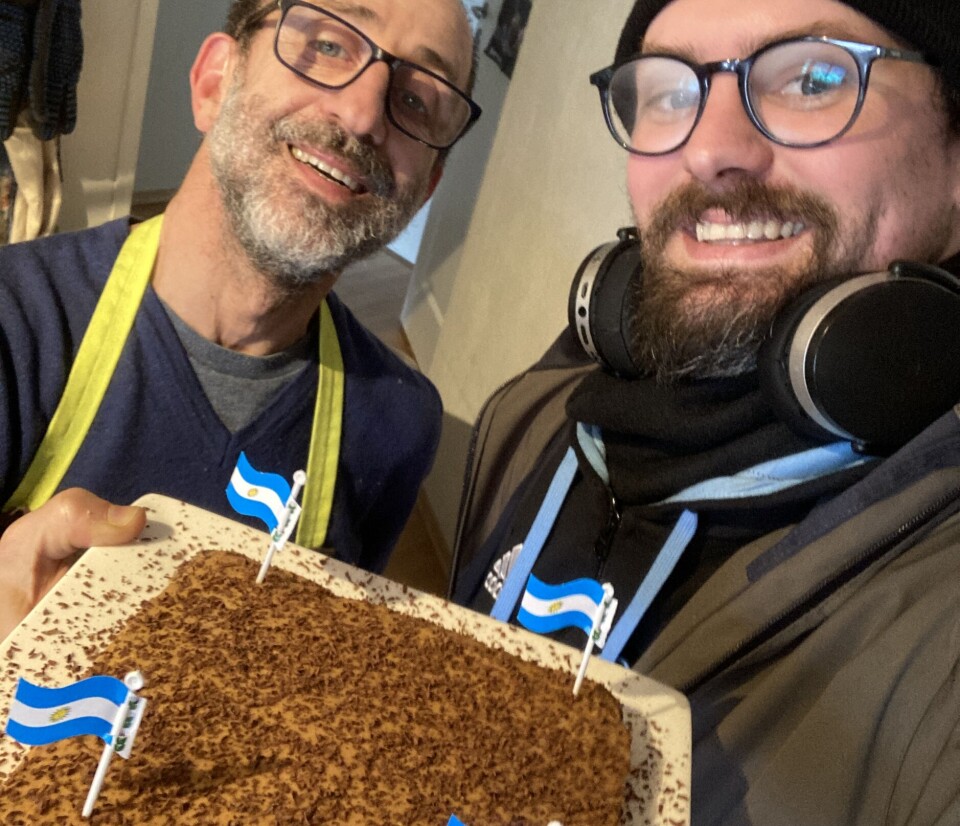 Ernesto Semon e Ph.D Julian Valle Argentina dessert  Ernesto Semon e Ph.D Julian Valle Argentina dessert