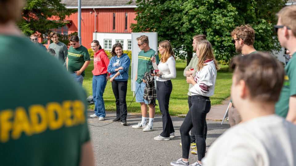 Fadderuka er i gang på campus Blæstad, Høgskolen i Innlandet.