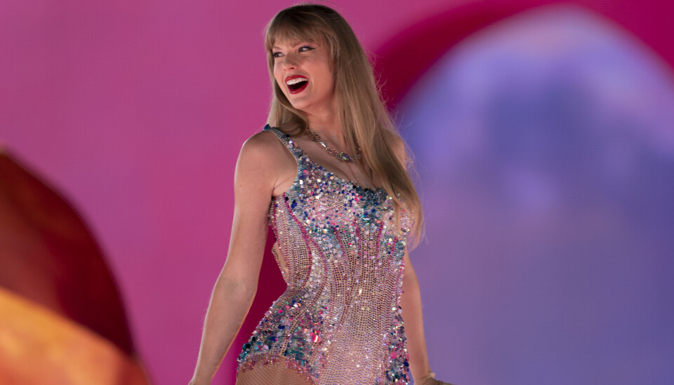 Taylor Swift på en konsert under The Eras Tour.