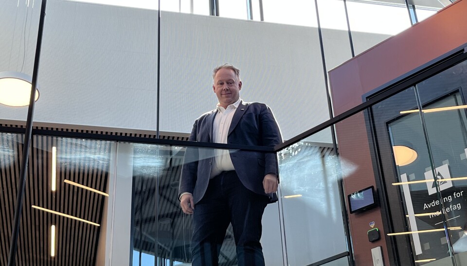 Odd Helge Mjellem Tonheim har vore prorektor i fire år, men når høgskulestyret samlast torsdag er det første gong med han som rektor og styreleiar.