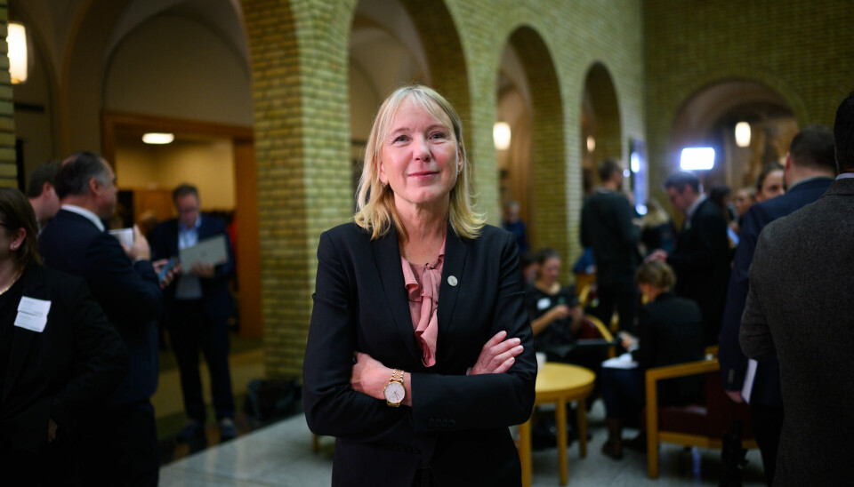 Rektor ved Universitetet i Bergen, Margareth Hagen, etter fremleggelsen av statsbudsjettet. Hun mener framveksten av flere universiteter er uunngåelig.