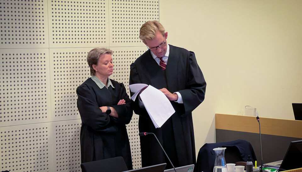 Politiadvokat Kathrine Tonstad og statsadvokat Frederik Ranke fører saken for påtalemyndigheten.