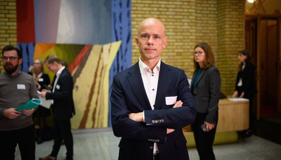 Rektor Lars-Petter Jelsness-Jørgensen ved Høgskolen i Østfold har møtt utfordringer i arbeidet med ny modell for administrativ organisering.