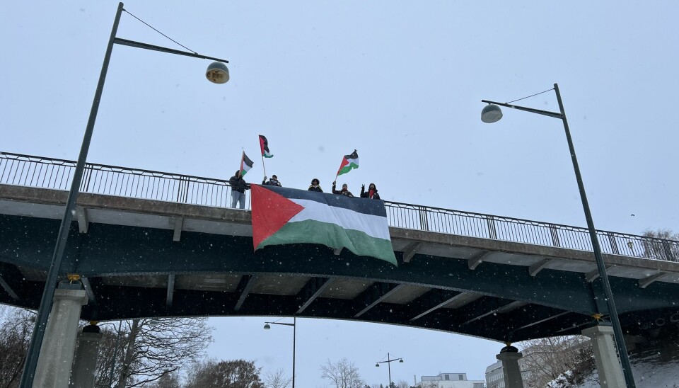 Demonstrasjon til støtte for Palestina ved NTNU