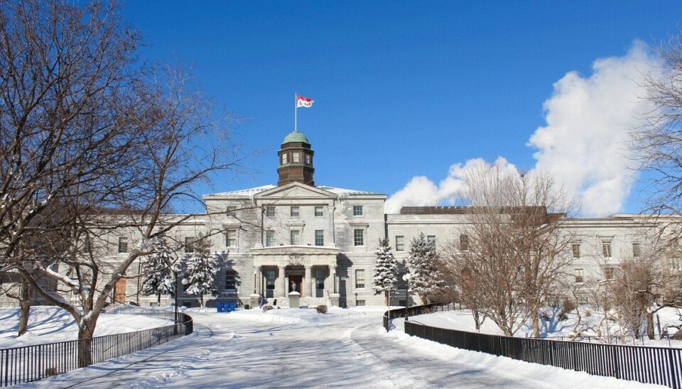 McGill University, Canada (arts faculty).