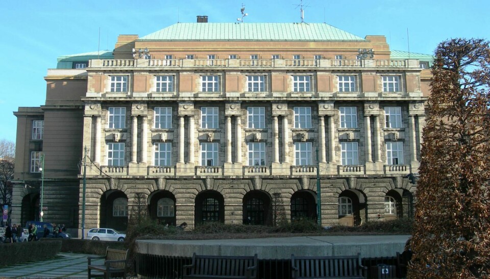 Karlsuniversitetet i Praha. Her ser vi bygningen.