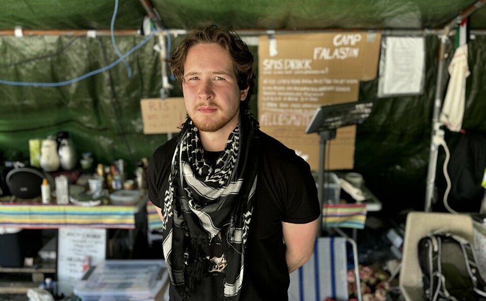 Schafenstädt, student og pressekontakt for Palestina-aksjonistane, UiB