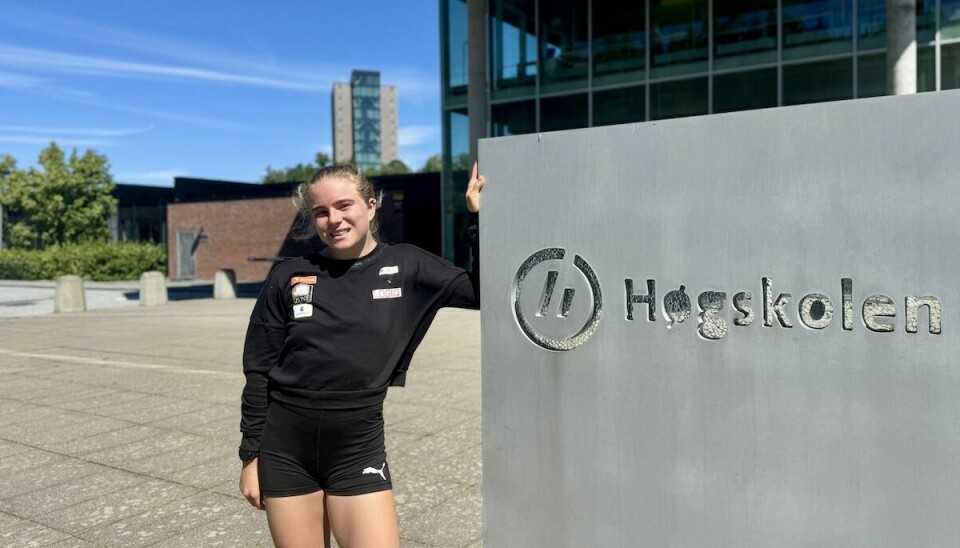 OL-håp Henriette Jæger tar seg tid til å studere på Høgskolen i Østfold mellom idrettsslagene.