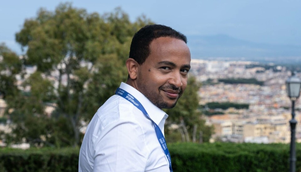 Yonas Zewdu Ayeleer leder et institutt, der ett av forslagene innebærer at alle skal flytte til Lilelstrøm. Bilde av Yonas Zewdu Ayeleer