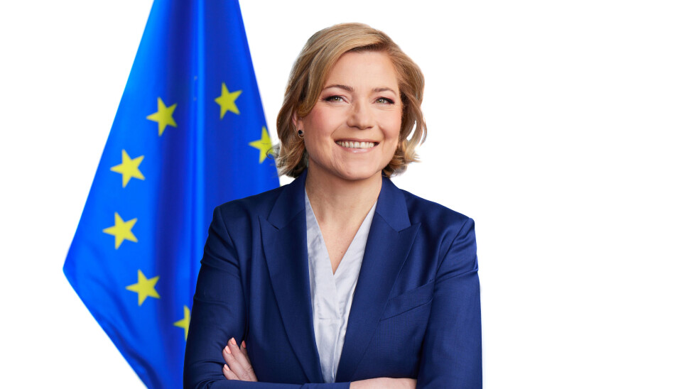 Henna Virkkunen, ny vise-president og kommisær for teknologisuverenitet, sikkerhet og demokrati. Portrett av Virkkunen