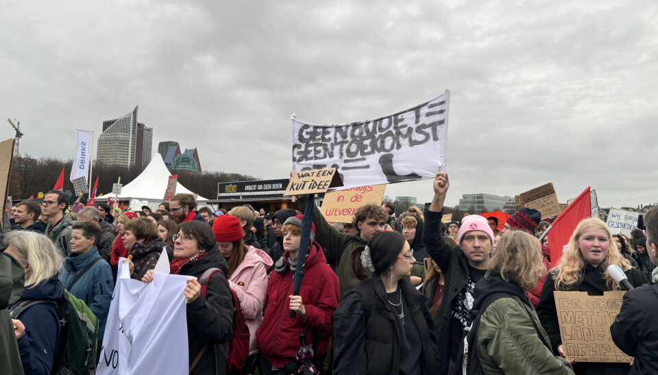 Protestet 20.000 protesterte mot massive utdanningskutt i Nederland: — Ikke gjør ...