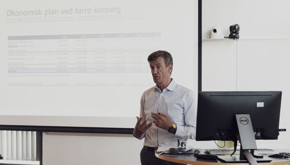 Utmeldingen er en del av omstillingen ved UiS, påpekte rektor Klaus Mohn.