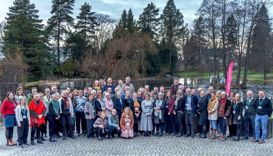 Deltakerne på det første nasjonale symposium for meritterte undervisere på NMBU den 27. november 2024.