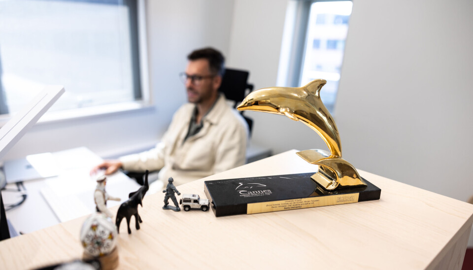 En gang vant de en pris for en reklamefilm hvor Thomas Fiskå spilte rektors rådgiver Olaf.
«Cannes Corporate Media & TV Awards» er AKKURAT det samme som
filmfestivalen i Cannes, om du lurte.