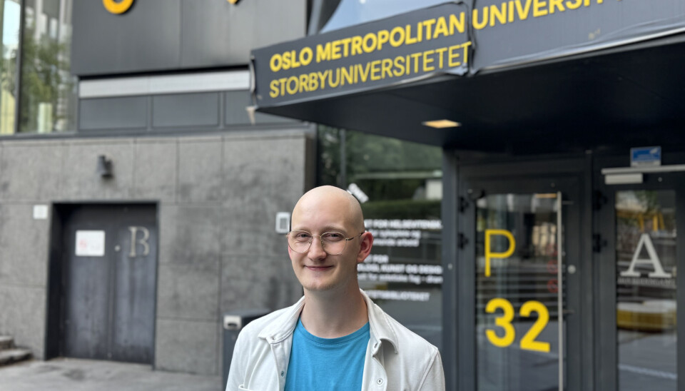I dette bygget skal Benjamin Klubben om noen få uker starte på sin treårige sykepleierutdanning.