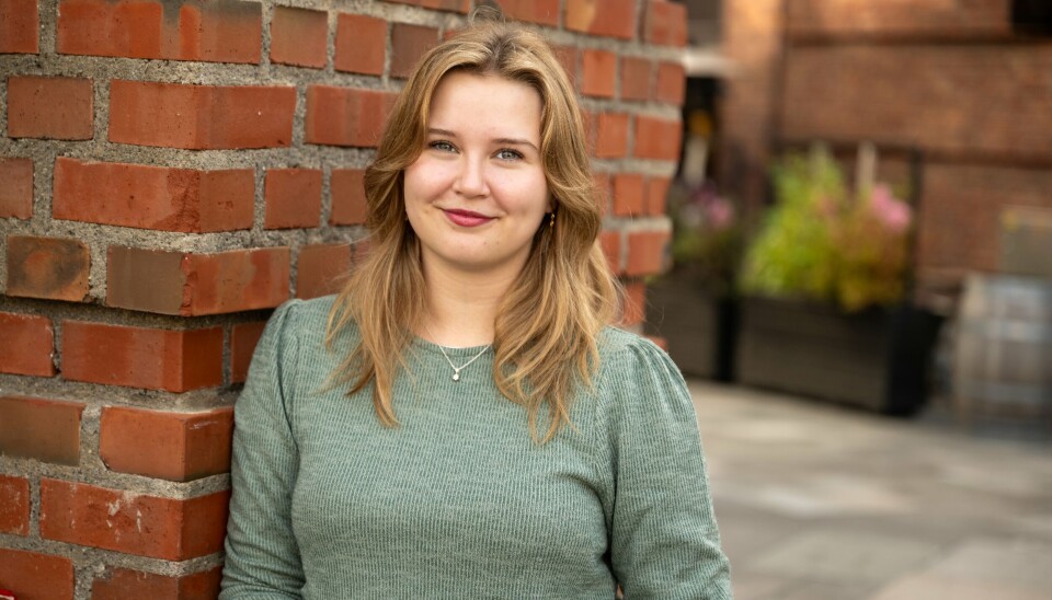 Sofie Strøm Olsen, leder for Nito studentene. Portrett av Sofie Strøm Olsen, leder for NITO studentene.