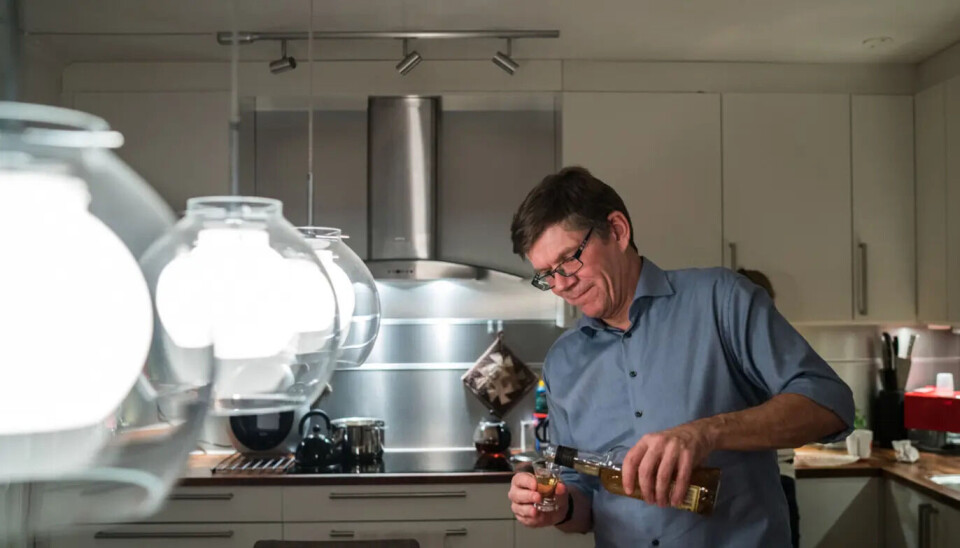 Rakfisklag hos rektor Svein Stølen, UiO